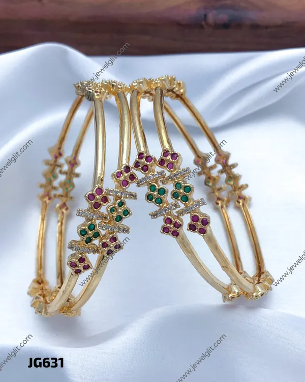Stylish_4_Stone_Micro_Plated_Bangle