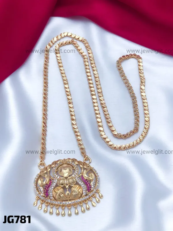 TRADITIONAL_TEMPLE_DESIGN_GOLD-PLATED_SANGU_PENDANT_LONG_CHAIN_NECKLACE_FOR_WOMEN_&_GIRLS