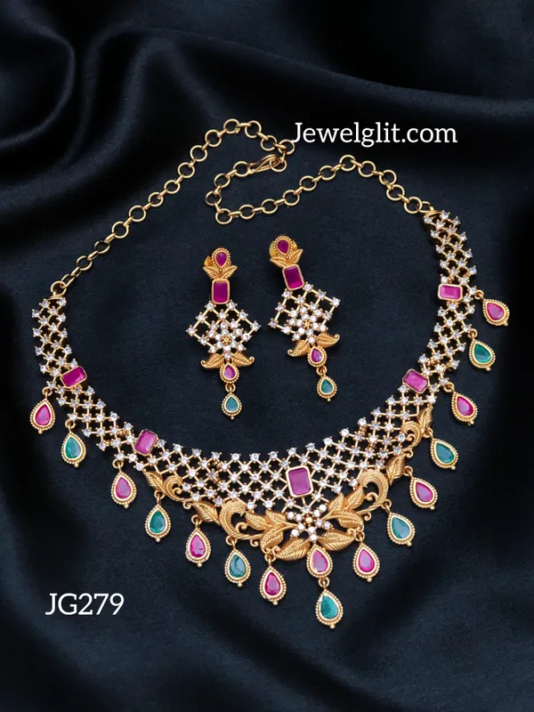 Traditional_AD_Stone_Necklace_With_Earring.