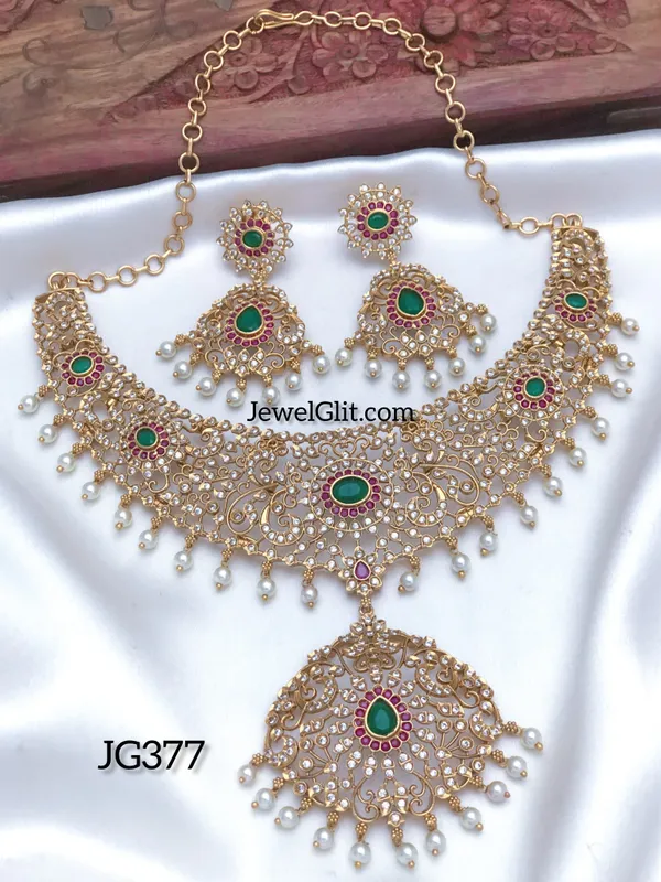 Traditional_Multicolour_Necklace_With_Earring