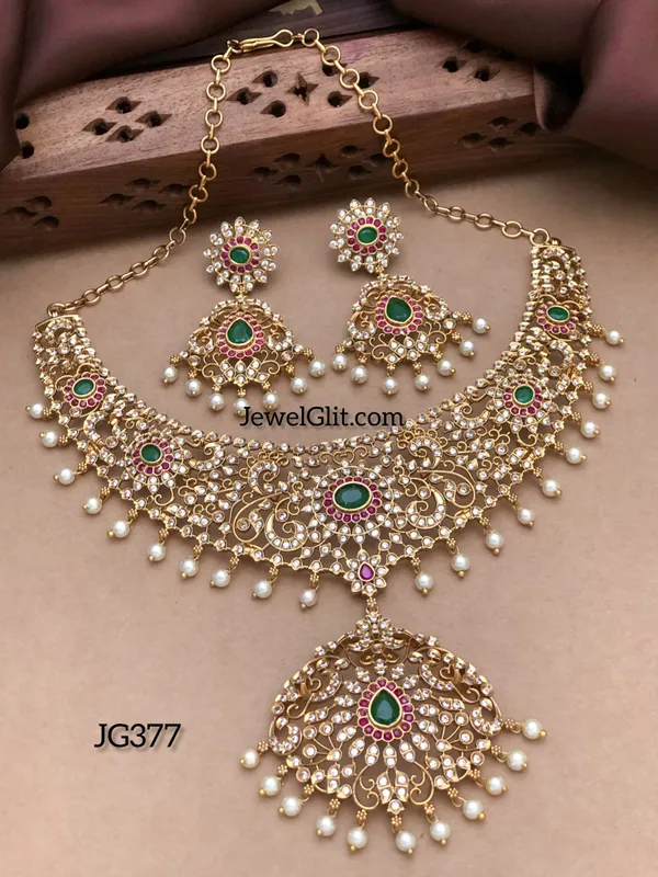 Traditional_Multicolour_Necklace_With_Earring