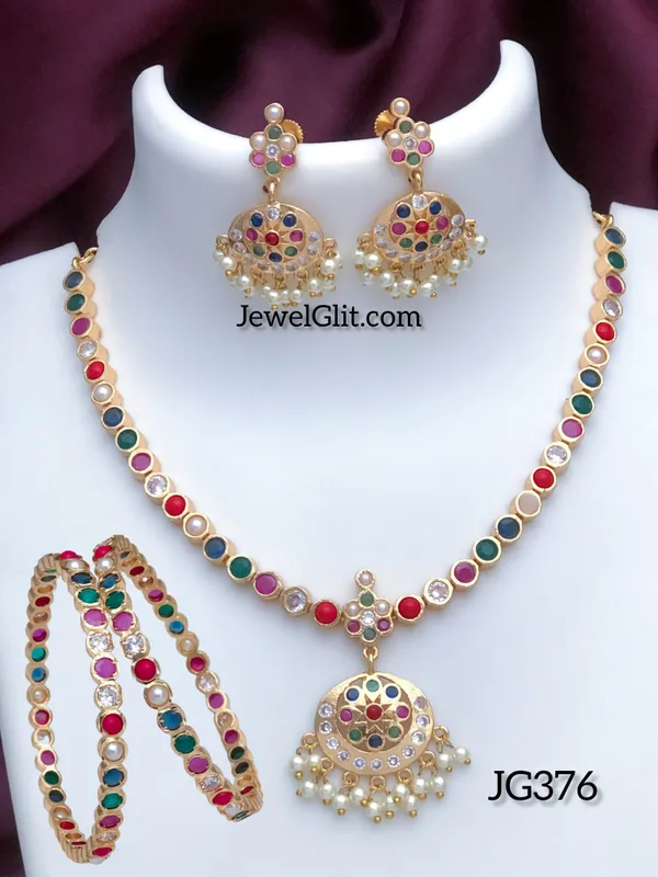 Traditional_Navarthna_Necklace_with_Bangle.