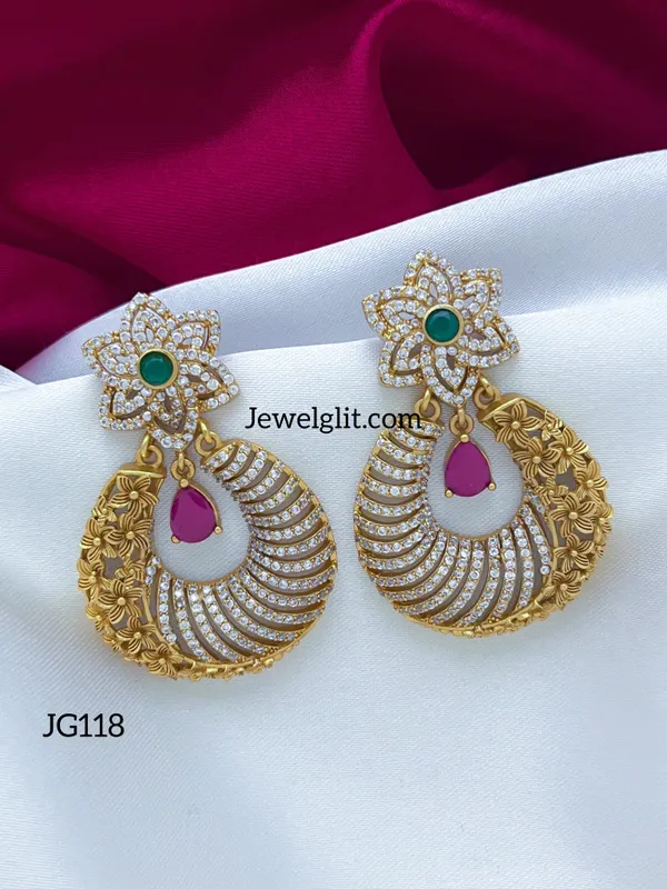 Sparkling_American_Diamond_Stone_Earring