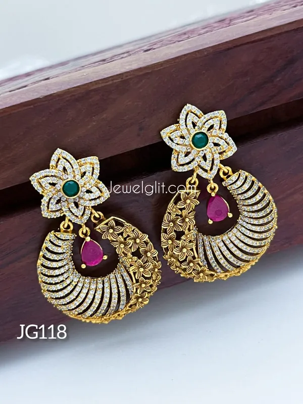 Sparkling_American_Diamond_Stone_Earring