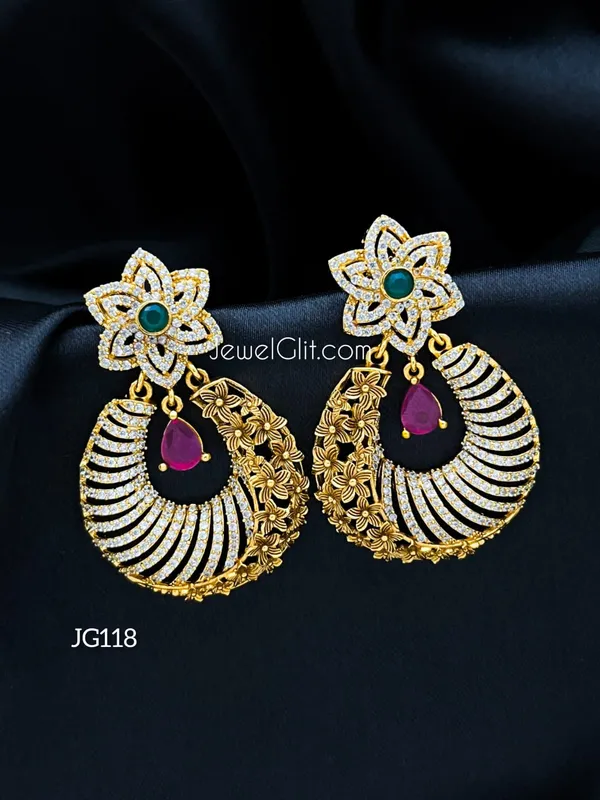 Sparkling_American_Diamond_Stone_Earring