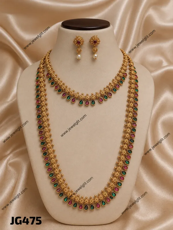 ELITE_MATTE_FINISH_AD_STONE_LONG_AND_SHORT_HARAM_WITH_EARRING