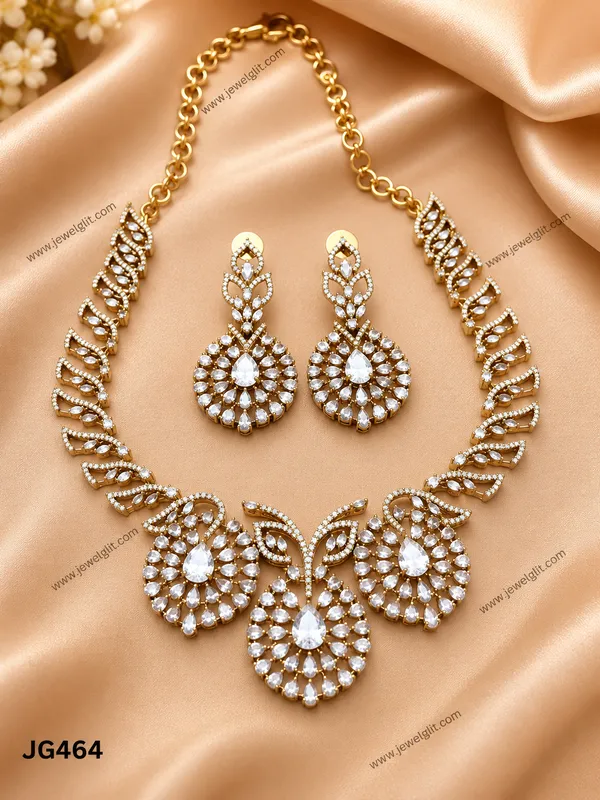 IMITATION_AD_STONE_SPARKLING_NECKLACE