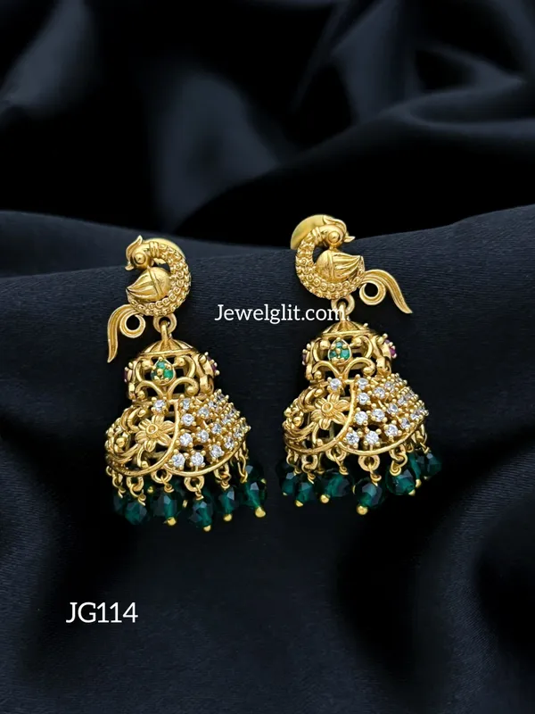 Elegent_Traditional_Peacock_Jhumka.