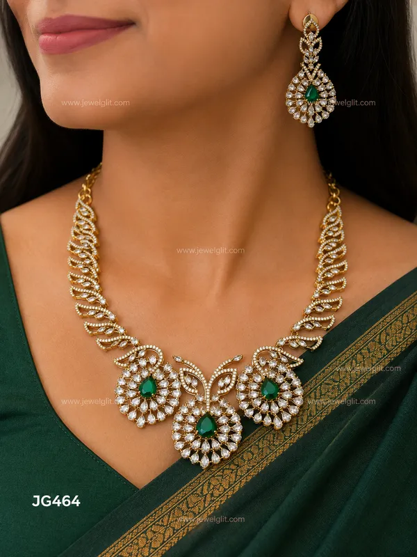 IMITATION_AD_STONE_SPARKLING_NECKLACE