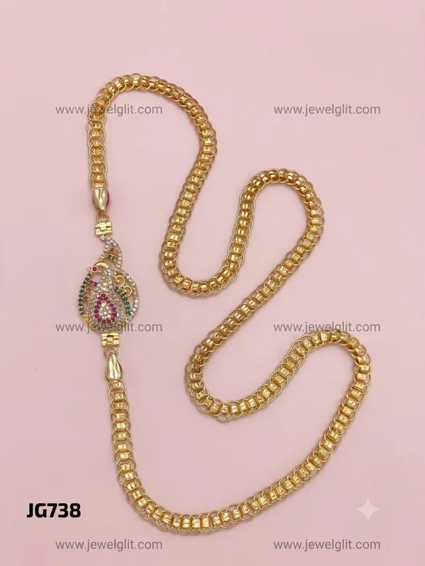TRADITIONAL_SOUTH_INDIAN_GOLD_PLATED_MOP_CHAIN_FOR_WOMENS