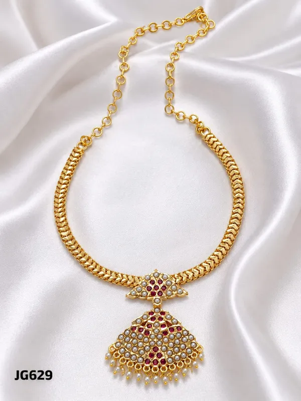 Elegant_Impon_Attigai_Traditional_Choker_Necklace