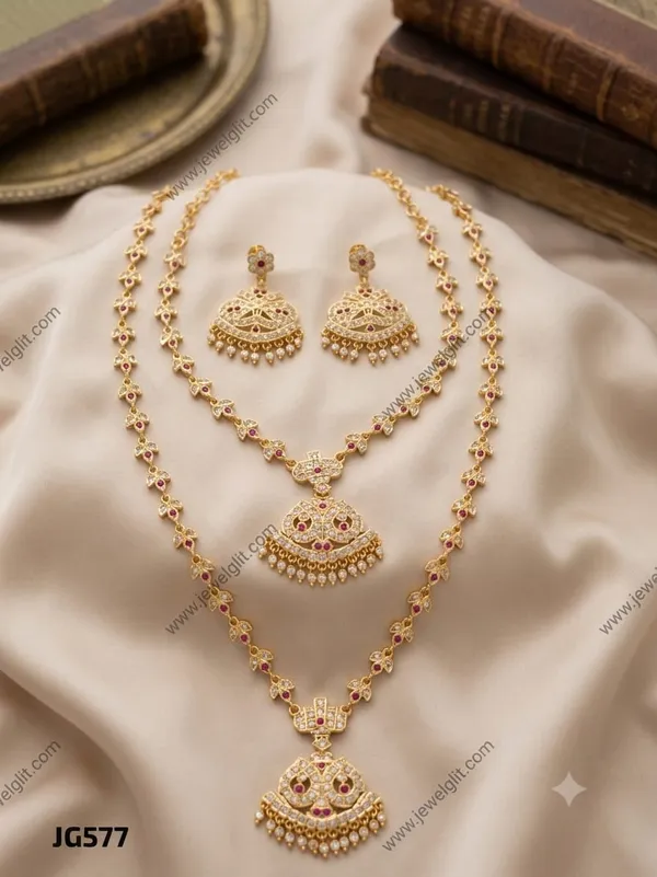DIVINE_PANCHALOHAM_STONE_ATTIGAI_SET_WITH_EARRINGS