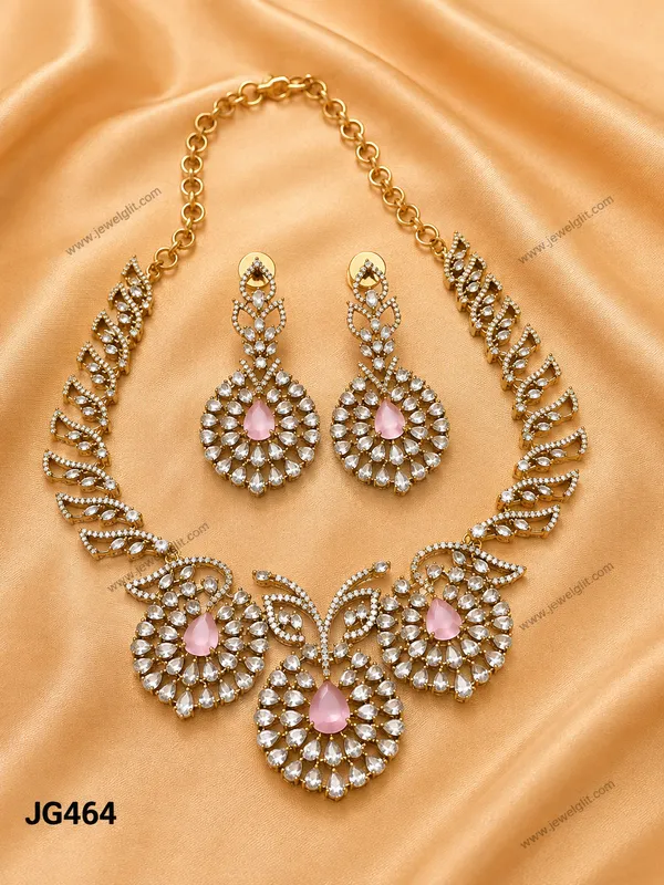 IMITATION_AD_STONE_NECKLACE_WITH_EARRING
