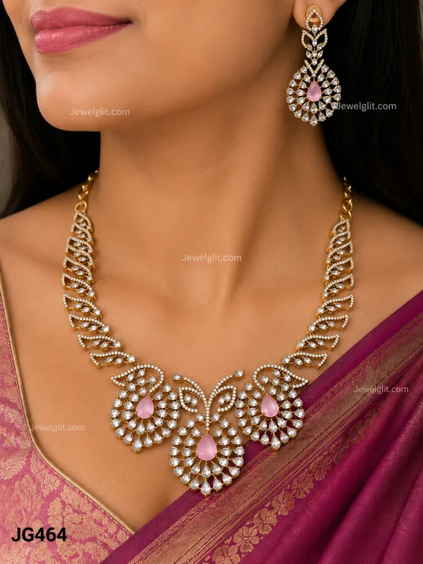 IMITATION_AD_STONE_NECKLACE_WITH_EARRING