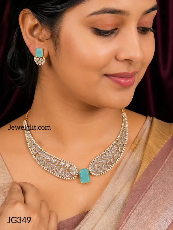 Elegent_AD_Stone_Necklace_With_Earring.