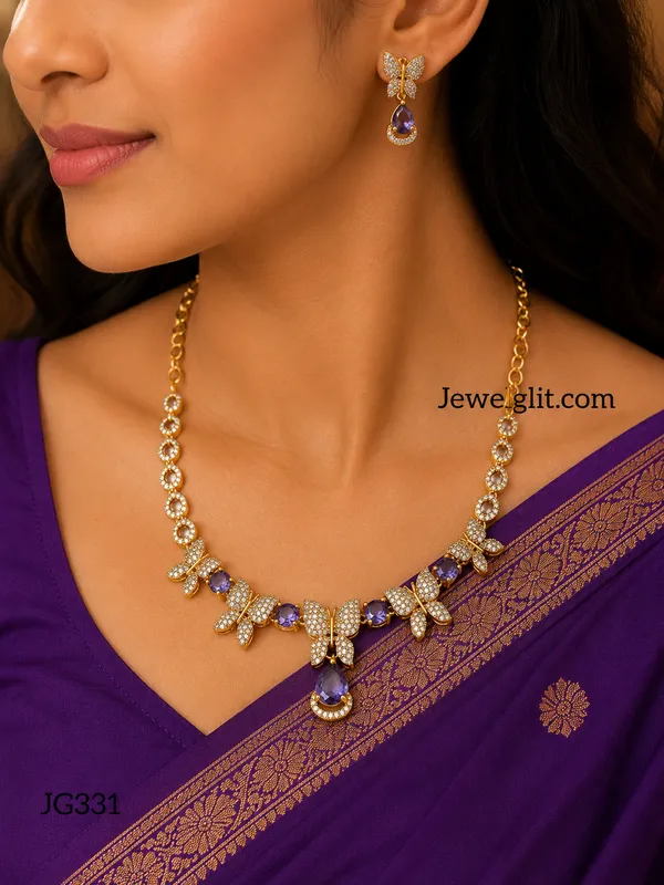 Sparkling_AD_Stone_ButterFly_Necklace_With_Earring
