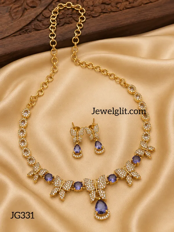 Sparkling_AD_Stone_ButterFly_Necklace_With_Earring