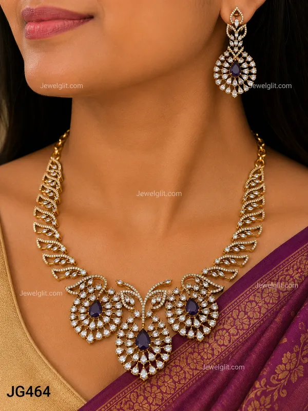 IMITATION_AD_STONE_SPARKLING_NECKLACE