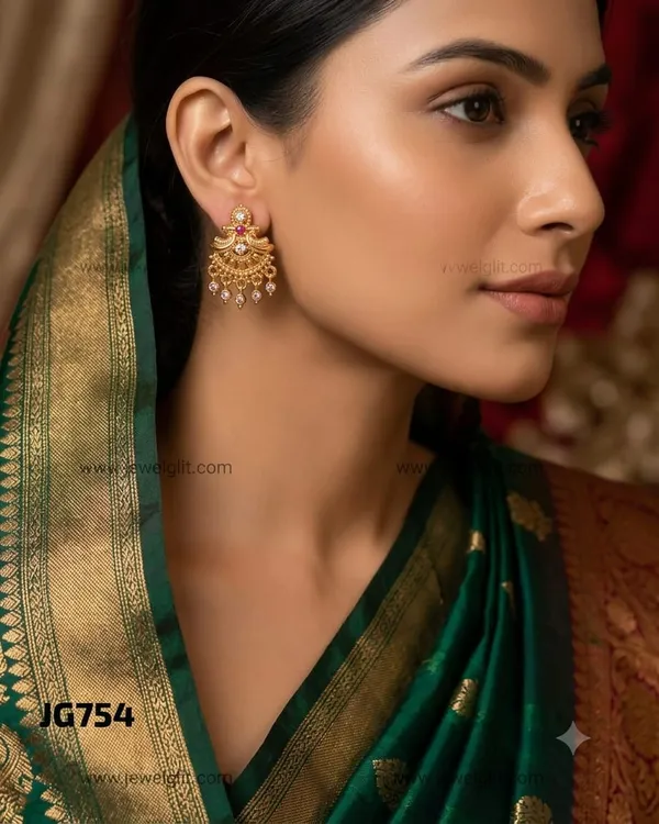 Gold_Plated_CZ_Stone_Traditional_Chandbali_Earrings_for_Women_&_Girls