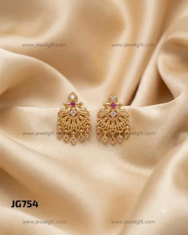 Gold_Plated_CZ_Stone_Traditional_Chandbali_Earrings_for_Women_&_Girls