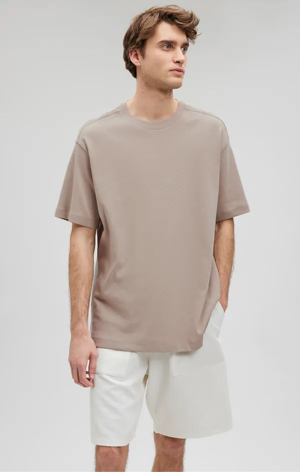 Urban_Legends_Men's_Stylish_Dropped_Shoulder_220_GSM_Oversized_Plain_Tee
