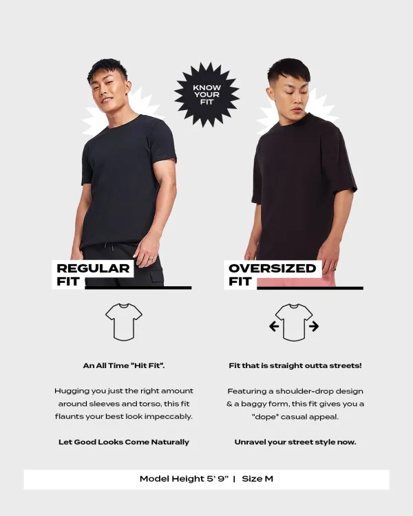 Urban_Legends_Men's_Stylish_Dropped_Shoulder_220_GSM_Oversized_Plain_Tee