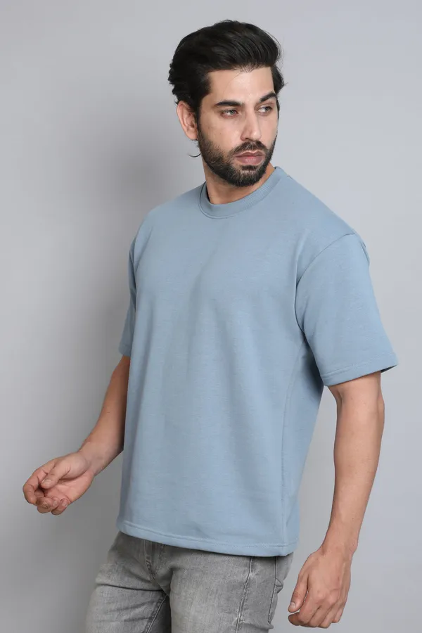 Urban_Legends_Men's_Stylish_Dropped_Shoulder_220_GSM_Oversized_Plain_Tee
