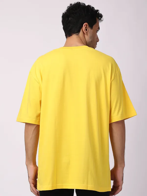 Urban_Legends_Men's_Stylish_Dropped_Shoulder_220_GSM_Oversized_Plain_Tee