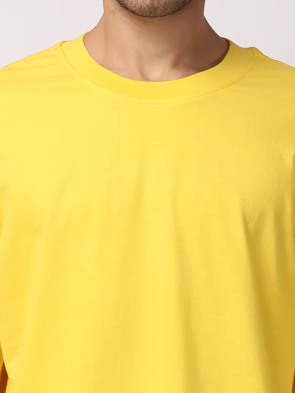 Urban_Legends_Men's_Stylish_Dropped_Shoulder_220_GSM_Oversized_Plain_Tee