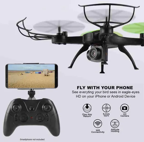 Multicolour_Mini_Drone_For_Kids_Flying__About_Flying_Distance_160_Meters