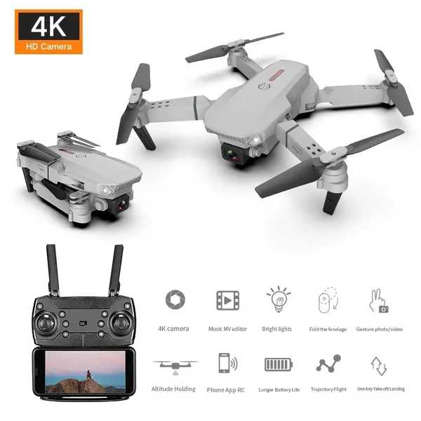 White_Foldable_Camera_Drone