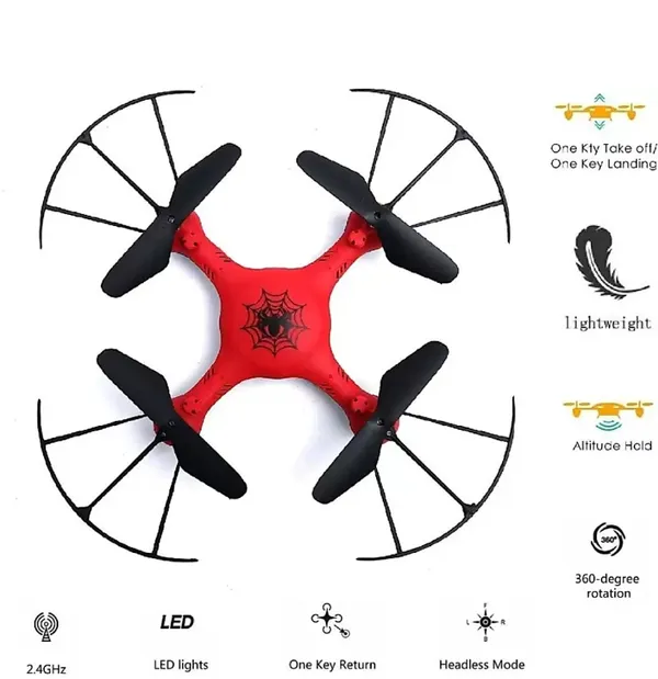 Red_Mini_Batman_Drone_With_Flying_Distance_About_160_Meters
