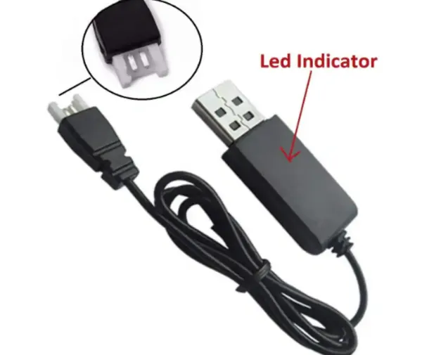 Black_Usb_Cable_Charger_For_Camera_Drone