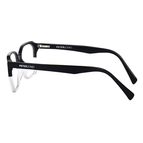 Acetate_Frame_I_Black_&_Clear_Color_Spectacles_I_Spring_Temples_I_Men_&_Women_I_Large_Size_U003BT