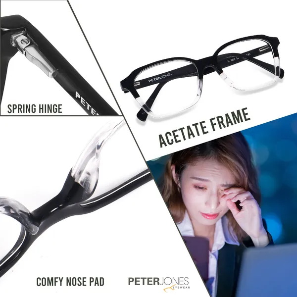 Acetate_Frame_I_Black_&_Clear_Color_Spectacles_I_Spring_Temples_I_Men_&_Women_I_Large_Size_U003BT