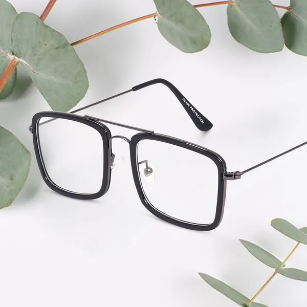 Black_Anti_Glare_Square_UV_Protected_Computer/Gaming_Glasses_(NB16006)_-_For_Men