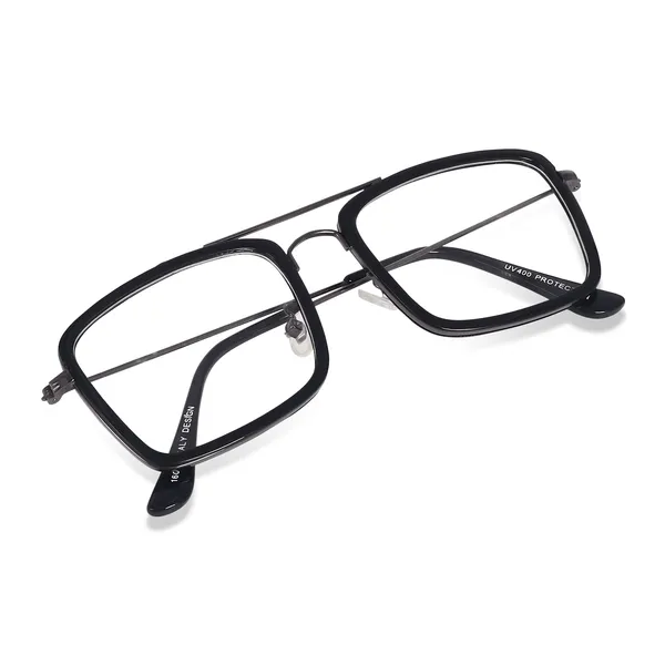 Black_Anti_Glare_Square_UV_Protected_Computer/Gaming_Glasses_(NB16006)_-_For_Men