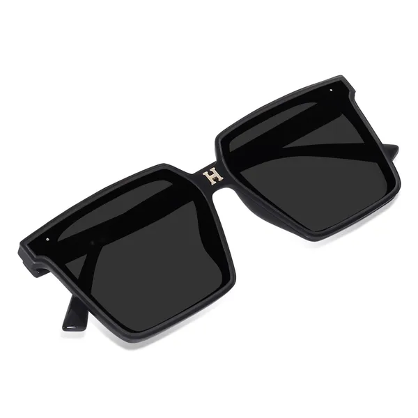 Black_Oversized_Flat_Lenses_UV_Protected_Sunglasses_for_Women/Girls_(58033B)