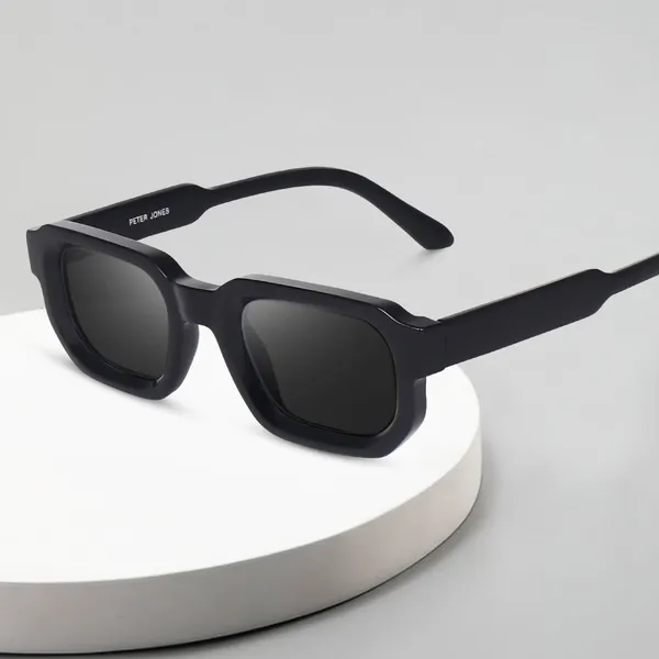 Black_Unisex_Broad_Frame_Square_UV/UB_Protected_Sunglasses_(3887B)