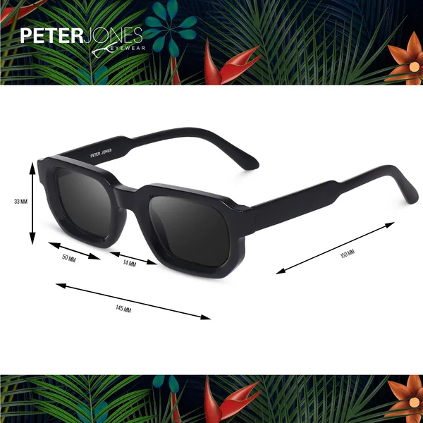Black_Unisex_Broad_Frame_Square_UV/UB_Protected_Sunglasses_(3887B)