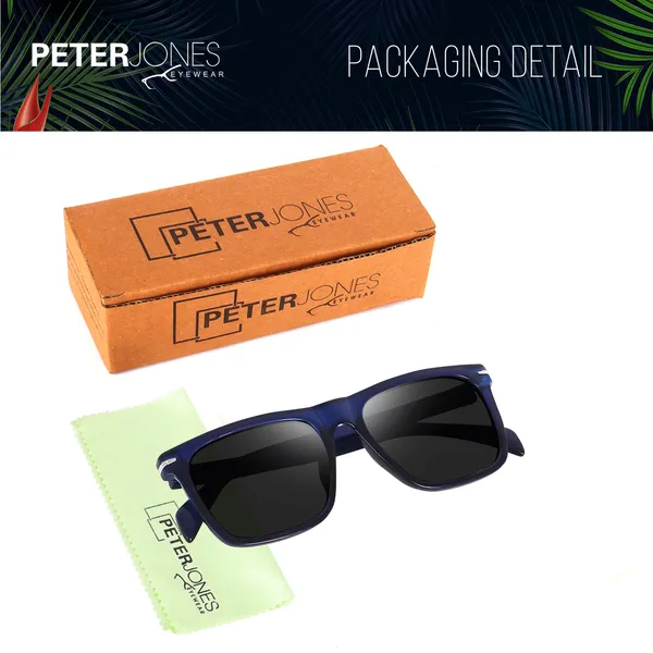 Blue_Large_Square_UV/UB_Protected_Unisex_Sunglasses_(53032BL)