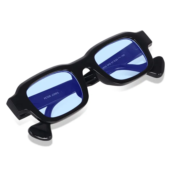 Blue_Unisex_Broad_Frame_Square_UV/UB_Protected_Sunglasses_(3809BL)