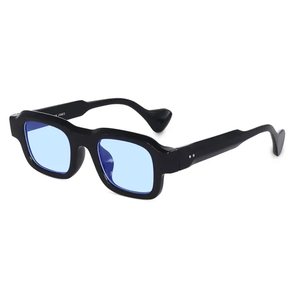 Blue_Unisex_Broad_Frame_Square_UV/UB_Protected_Sunglasses_(3809BL)