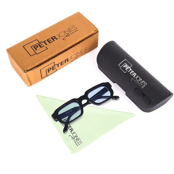 Blue_Unisex_Broad_Frame_Square_UV/UB_Protected_Sunglasses_(3887TB)