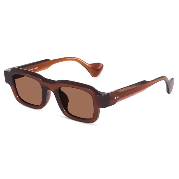 Brown_Unisex_Broad_Frame_Square_UV/UB_Protected_Sunglasses_(3809BW)