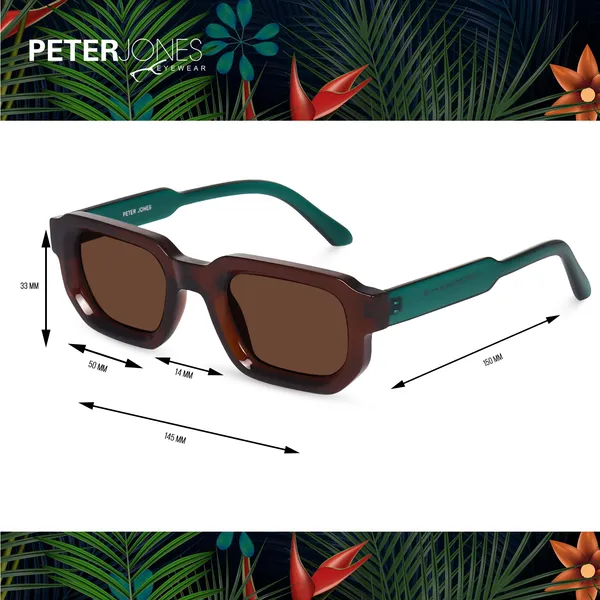 Brown_Unisex_Broad_Frame_Square_UV/UB_Protected_Sunglasses_(3809BW)