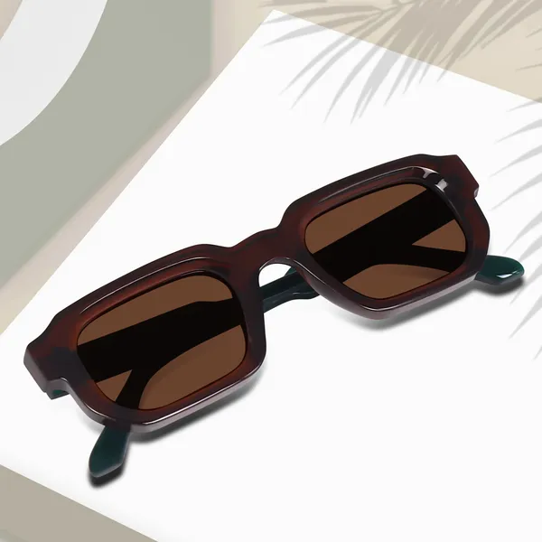 Brown_Unisex_Broad_Frame_Square_UV/UB_Protected_Sunglasses_(3809BW)