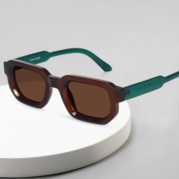Brown_Unisex_Broad_Frame_Square_UV/UB_Protected_Sunglasses_(3809BW)