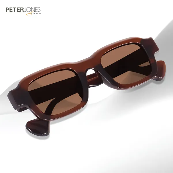 Brown_Unisex_Broad_Frame_Square_UV/UB_Protected_Sunglasses_(3809BW)