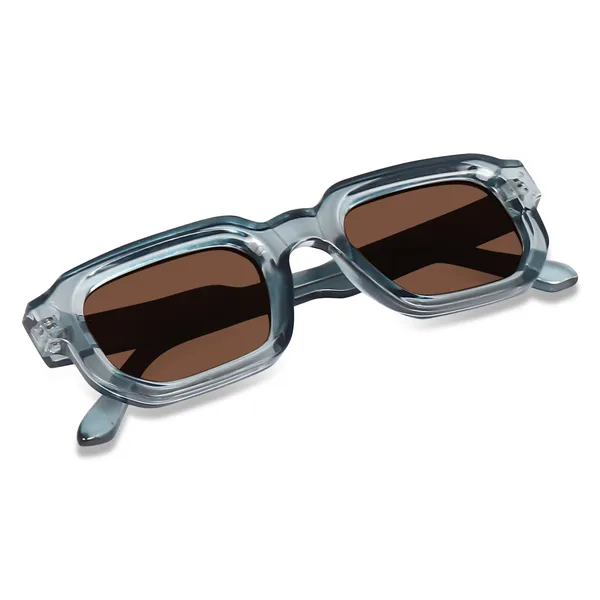 Brown_Unisex_Broad_Frame_Square_UV/UB_Protected_Sunglasses_(3887TBL)